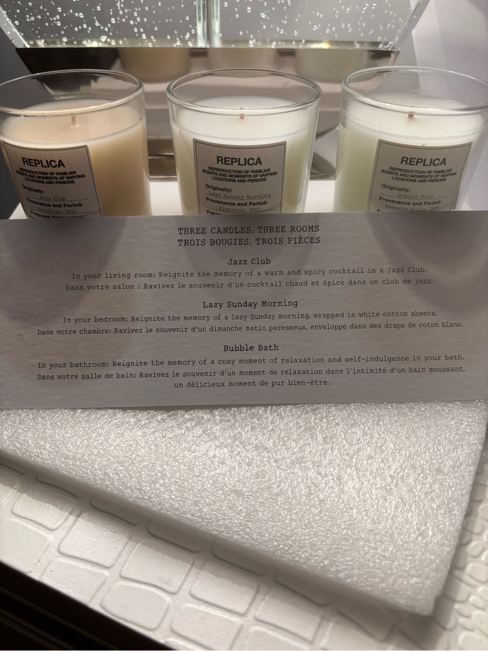 Maison Martin Margiela Replica Scented Candle Set - White, Cream